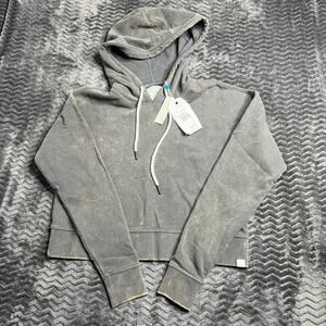 Jason Scott Women Drop Shoulder charcoal Hoodie Long Sleeve size XS NWT